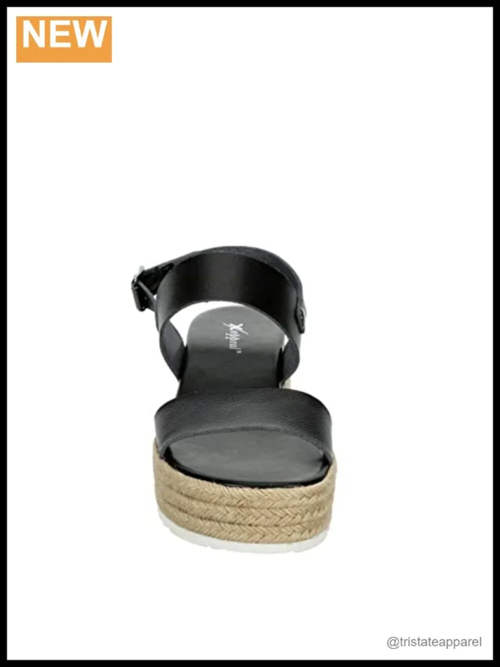XAPPEAL Amelia Open Toe Ankle Strap Casual Platform Espadrille Sandals